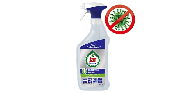 Jar Professional dezinfekční odmašťovač 2v1 750 ml                                                                                                                                                                                                        